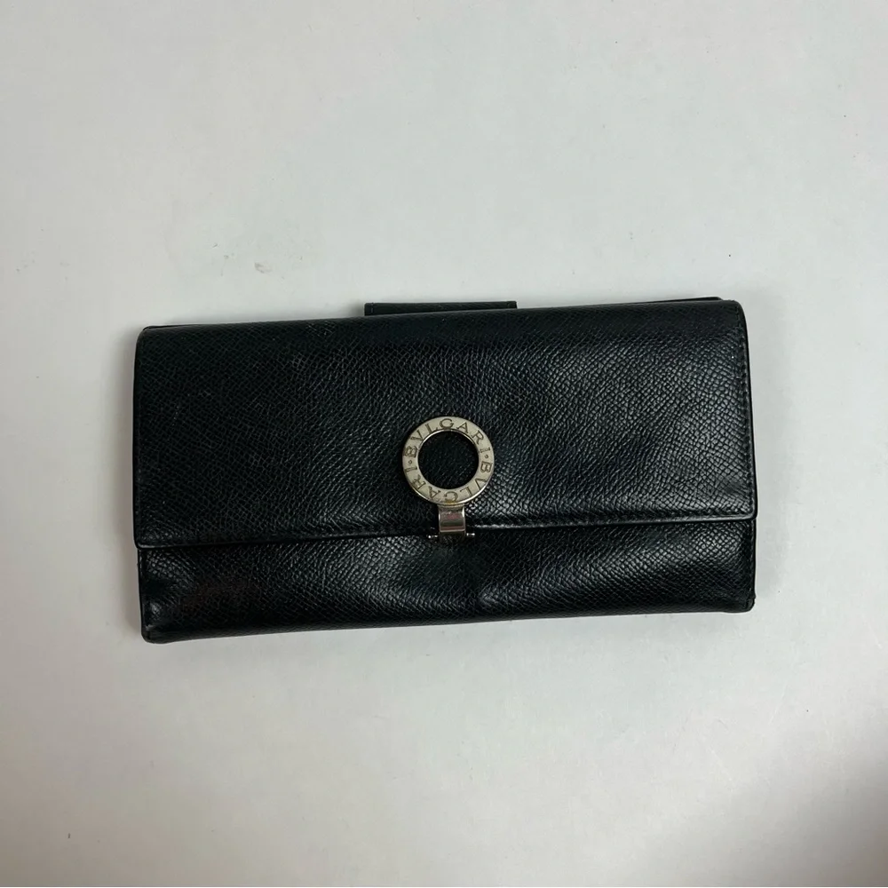 BVLGARI Wallet B-Zero 1 Leather Long Bifold Continental